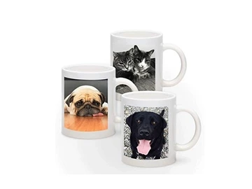 sublimation کوٹنگ DIY کے ساتھ سیرامک ​​پیالا