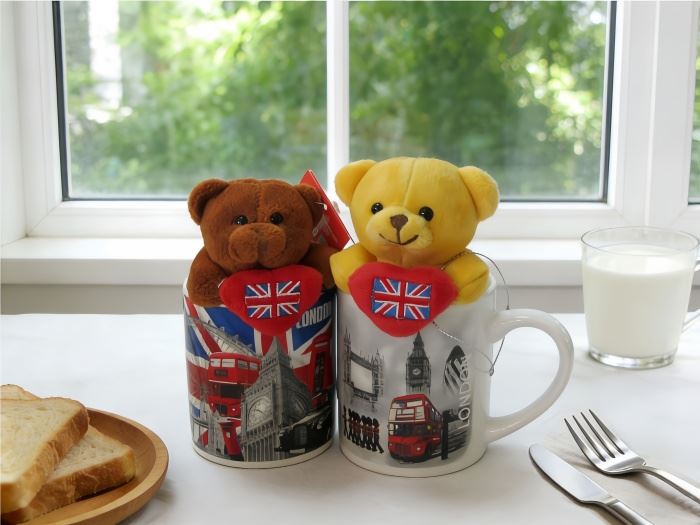 Warm Soft Toy In Ceramic Mug factory