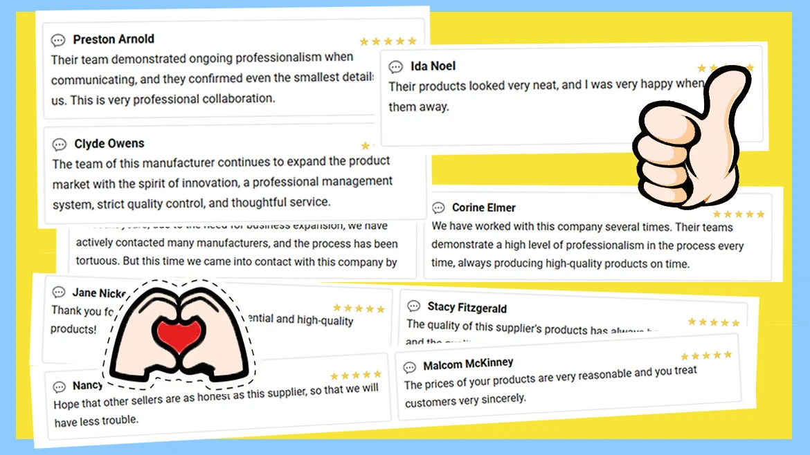 Customer feedback on us 3
