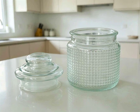 Glass Jar with lid Glass Jar with lid